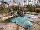 Обломки российского самолета СУ-34.