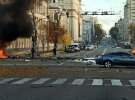 Країна-терорист Росія вранці 10 жовтня почала масовано обстрілювати Україну. Удари припали й на Київ