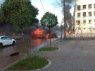 Показали новые фото утренней атаки на Киев