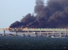 Взрыв на Крымском мосту произошел 8 октября. Секция дорожного полотна рухнула в море.