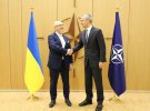 Міністр оборони України Олексій Резніков і генеральний секретар НАТО Єнс Столтенберґ