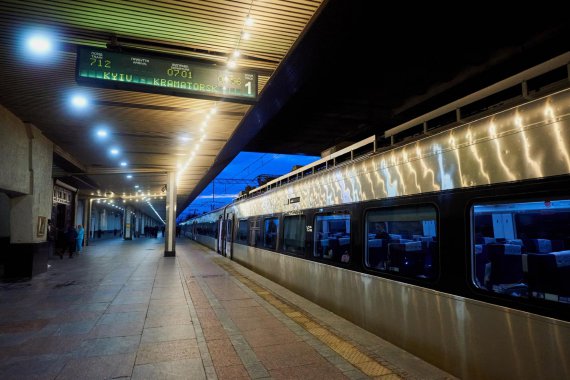 14 октября из Киева отправился первый поезд в Краматорск после возобновления сообщения