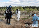 Поліція вилучила з братської могили на Донеччині тіла 34 українських захисників