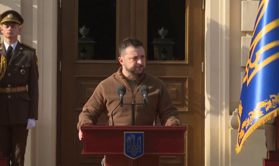 Президент Владимир Зеленский выступил с речью в День защитников и защитниц Украины.