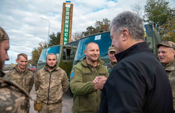 Бойцы поблагодарили Порошенко за помощь