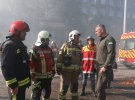 Пошуково-рятувальні роботи на місці влучення ворожого дрона у Києві тривають