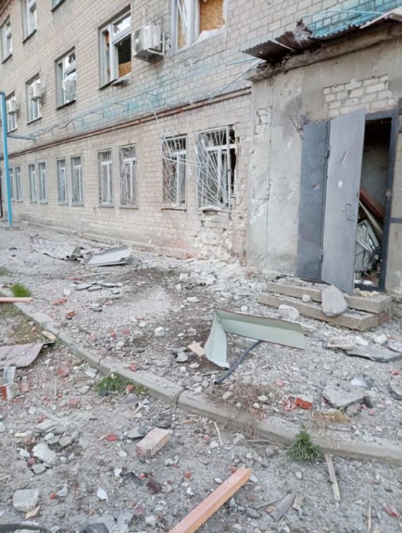 Последствия обстрелов оккупантов Донецкой области