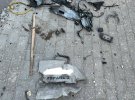 Уламок одного з дронів-камікадзе, яким росіяни атакували Київ.