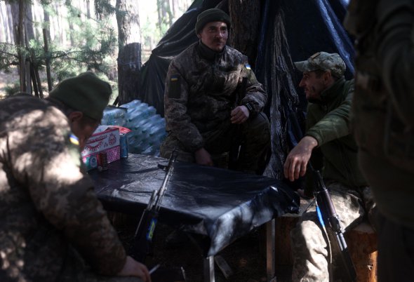 Украинские солдаты в Харьковской области, 17 октября