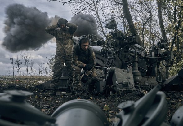 Украинские военные в Донецкой области 