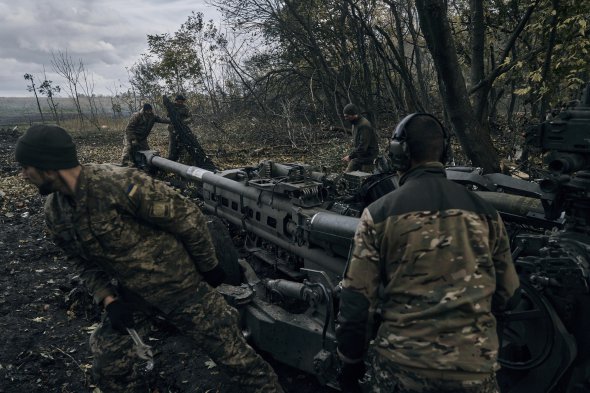 Украинские военные в Донецкой области 