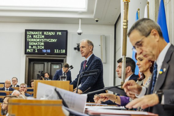 Сенат Польши признал власть Российской Федерации террористическим режимом.