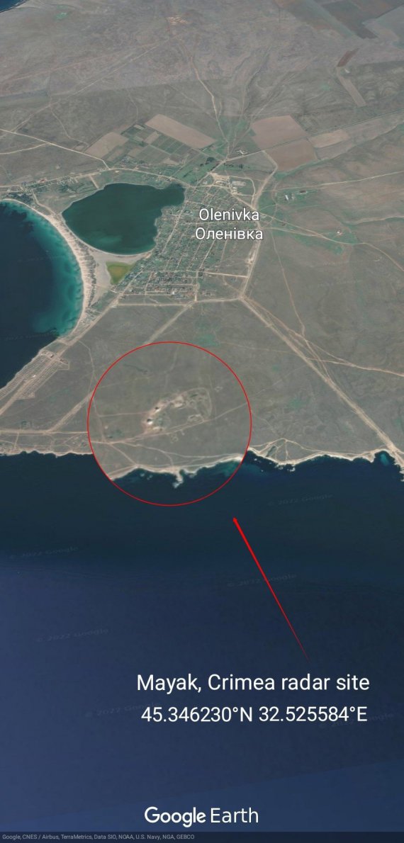 Встановили координати місця в окупованому Криму, звідки росіяни могли запускати іранські дрони-камікадзе по Одесі