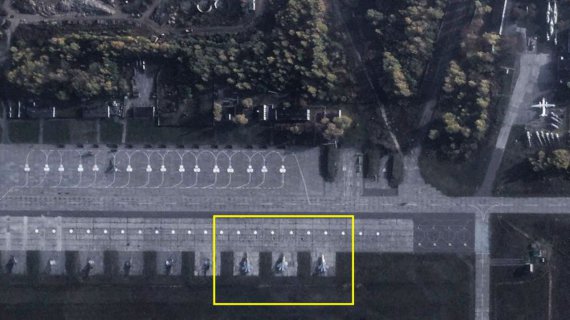 На білоруському аеродромі в Мачулищах росіяни концентрують літаки