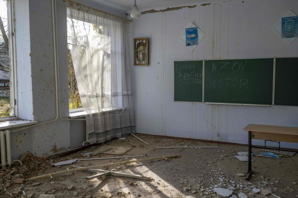 Школа в селе Архангельское – один из 16 населенных пунктов, освобожденным ВСУ в Херсонской области в начале октября 