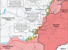 Контрнаступление ВСУ на Луганском направлении показали на карте