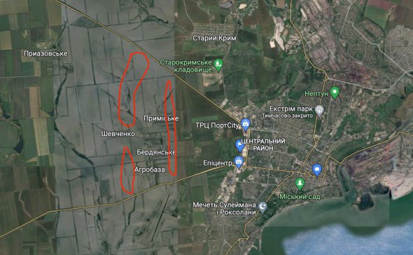 Захватчики начали минирование пригорода