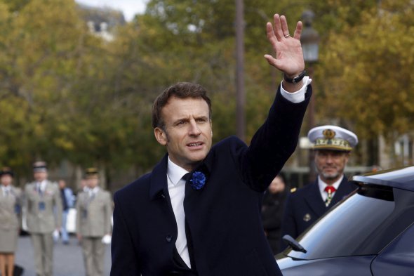 Президент Франции Эммануэль Макрон поздравил украинцев и украинок с освобождением Херсона