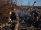 Воїни-артилеристи 93-ї  бригади "Холодний Яр" невтомно відбивають український Соледар на Донеччині.