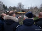 Президент Польши Анджей Дуда в селе Пшеводув Люблинского воеводства, где 15 ноября упала ракета.