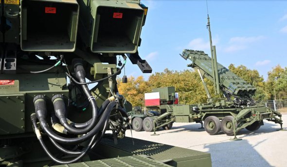Американський ЗРК Patriot на військовому навчальному центрі в Торуні, Польща, жовтень