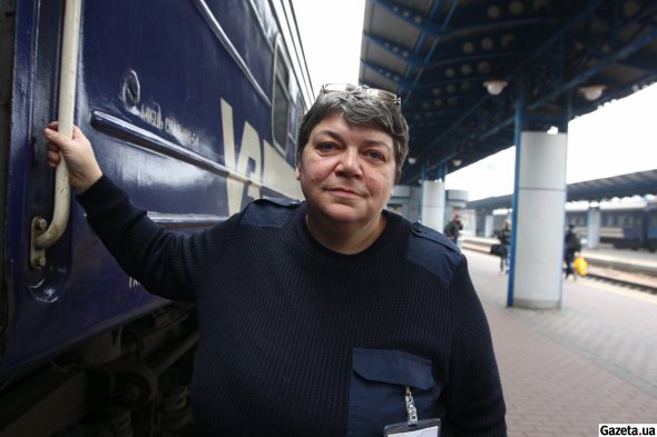 Провідниця Рита працює на залізниці понад 26 років