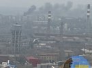 В Донецке вспыхнул пожар в районе нефтебазы