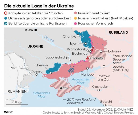 Оккупированные и освобожденные территории Украины