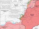 Актуальная карта боевых действий в Украине на 1 декабря