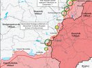 Карта бойових дій в Україні від американських аналітиків