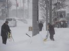 Японию накрыл мощный снегопад