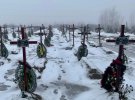 Цвинтар у Бучі, де поховані вбиті росіянами цивільні