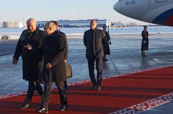 Путін та Лукашенко у понеділок у Мінську 