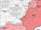 Карта бойових дій в Україні від американських аналітиків