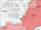 Карта боевых действий в Украине от американских аналитиков