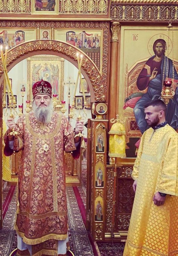 Ломаченко не стесняется выкладывать и фото с подсанкционными архиереями РПЦ в Украине