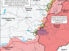 Карта бойових дій в Україні від американських аналітиків 