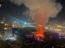 В Ростове ночью 30 декабря произошел мощный пожар