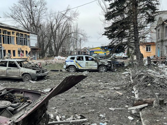 Утром 31 декабря армия страны-агрессора осуществила ракетную атаку по отделу полиции Донецкой области