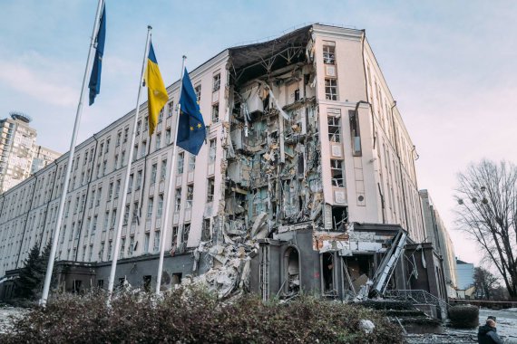 В результате российского ракетного удара по Киеву погибли и ранены