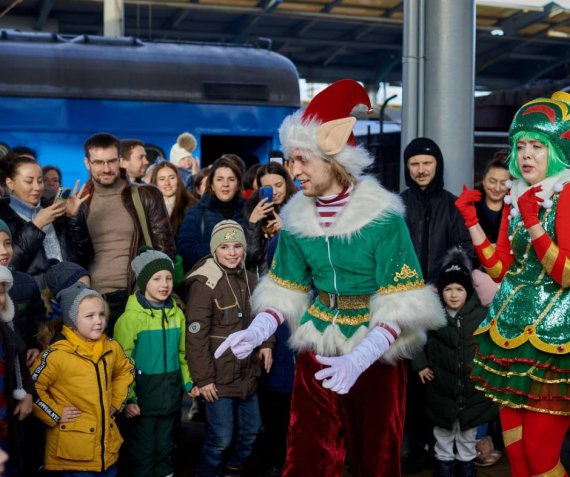 В Украине запустили "Рождественский экспресс"