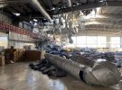 Російські терористи зруйнували льодову арену "Альтаїр" у місті Дружківка на Донеччині.