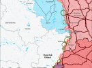 Карта бойових дій в Україні від американських аналітиків