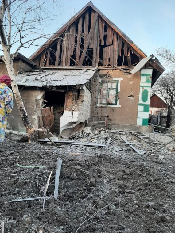Российские захватчики в очередной раз обстреляли Донецкую область в ночь на 8 января