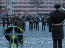 Президент Владимир Зеленский приехал во Львов и почтил память погибших украинских военных