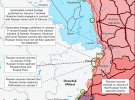 Карта бойових дій в Україні від американських аналітиків