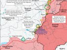 Карта бойових дій в Україні від американських аналітиків