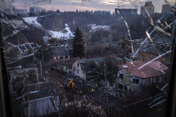 Зеленський показав фото зруйнованої ворогом України