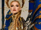 Вікторія Апанасенко постійно приголомшує суперниць та організаторів бездоганним вбранням від відомих українських дизайнерів 