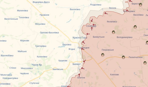 В окрестностях Соледара идут ожесточенные бои между украинскими защитниками и российскими оккупантами